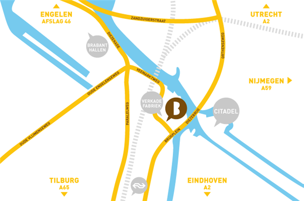 Routebeschrijving naar Bureau Babel